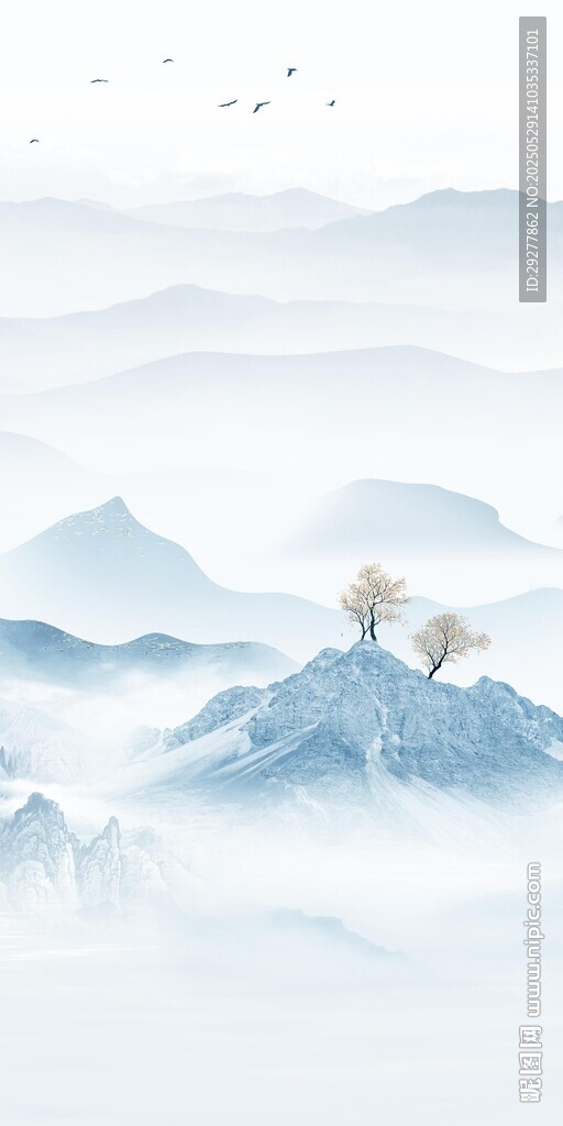 奢雅 现代中式玄关 TIF分层