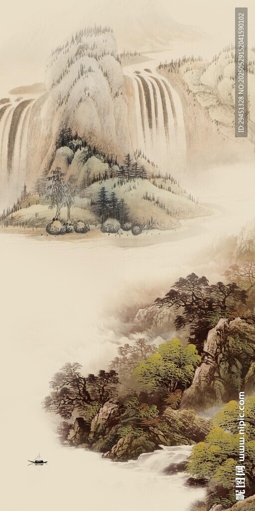 古风 意境现代玄关 TIF分层