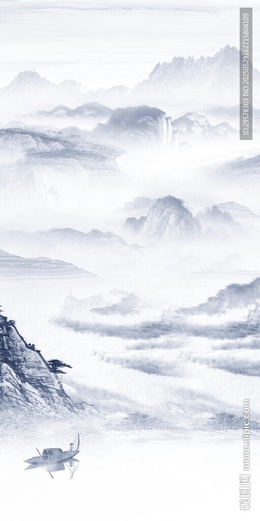 奢雅 中式玄关新画 TIF分层