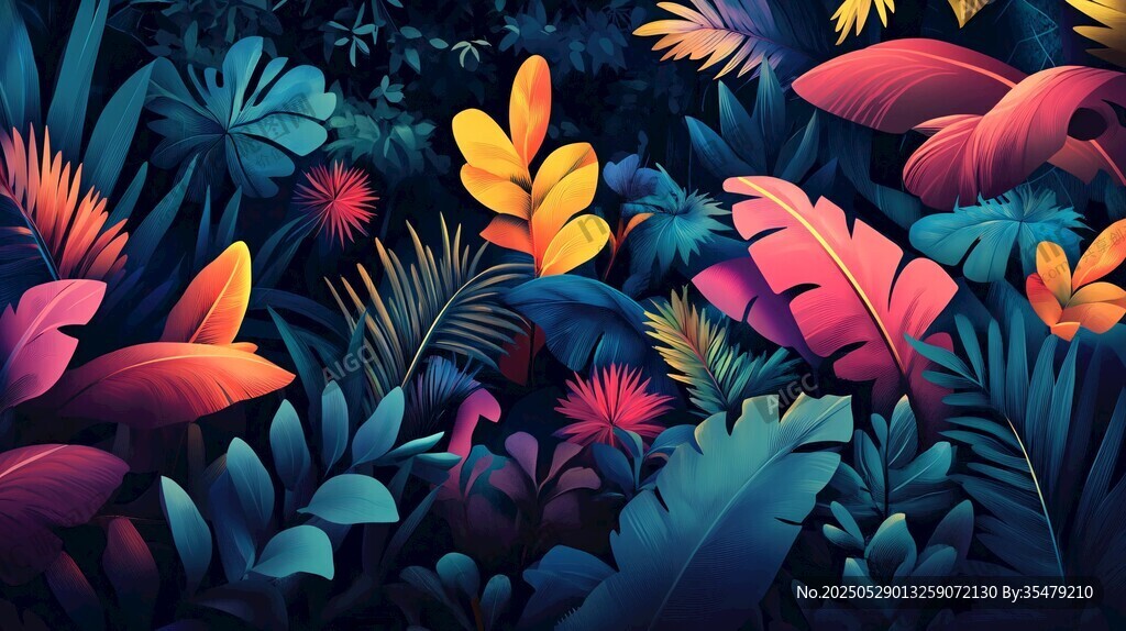 梦幻热带植物景观