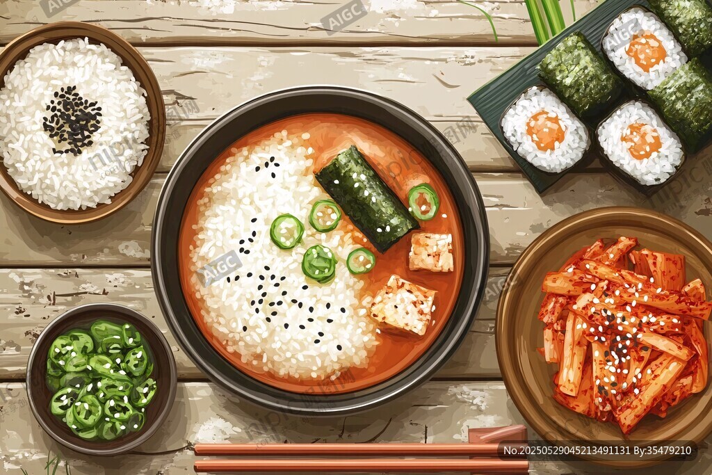 韩式美食组合