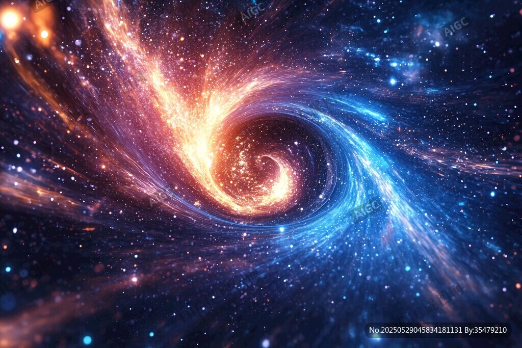 绚丽宇宙漩涡奇观