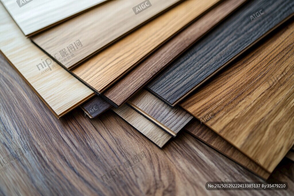 多样木纹地板展示