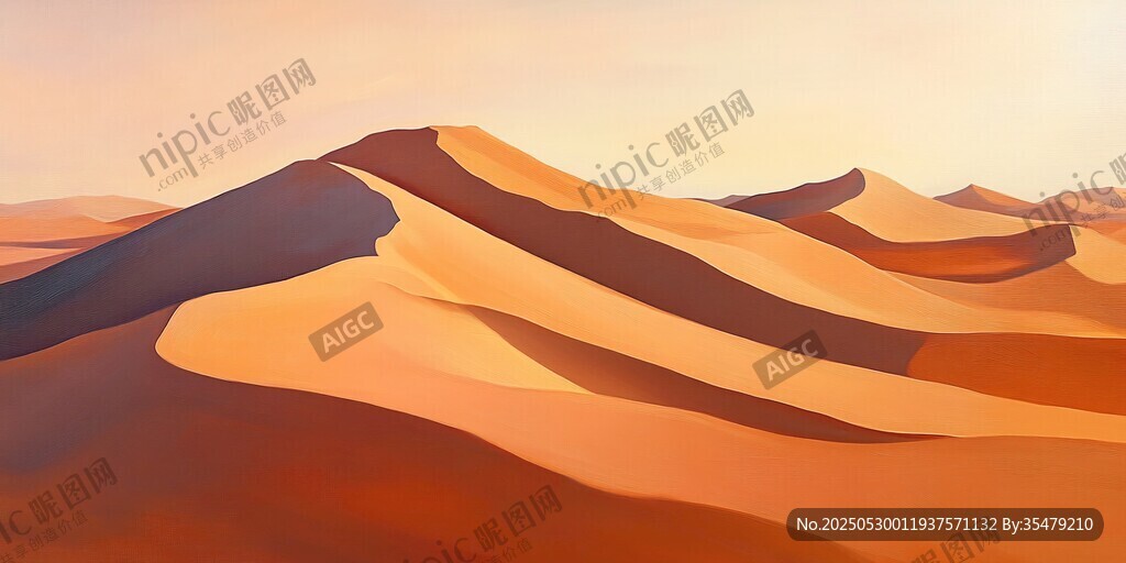 壮丽沙漠风光