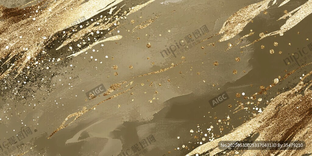 金色纹理抽象艺术背景图
