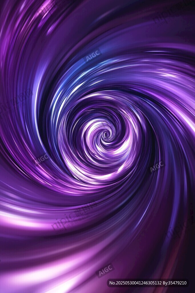 紫色梦幻螺旋背景图案