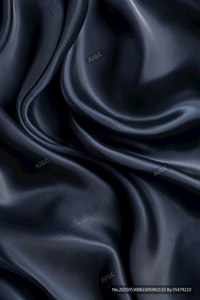 黑色绸缎质感纹理背景
