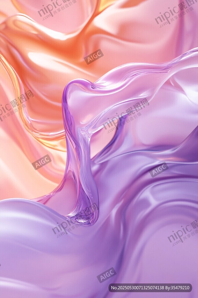 梦幻流体色彩艺术画面
