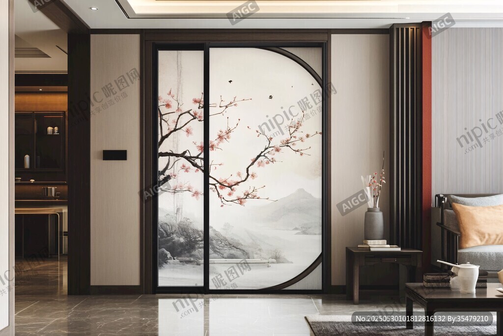中式屏风装饰 尽显雅致韵味