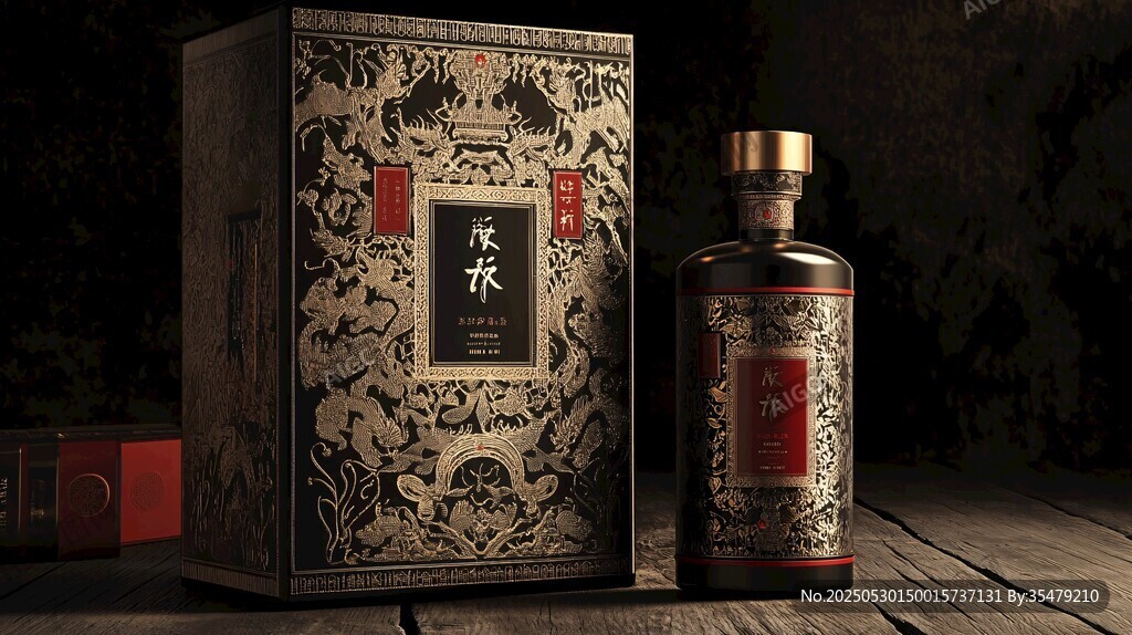 天弦白酒 精致包装展示