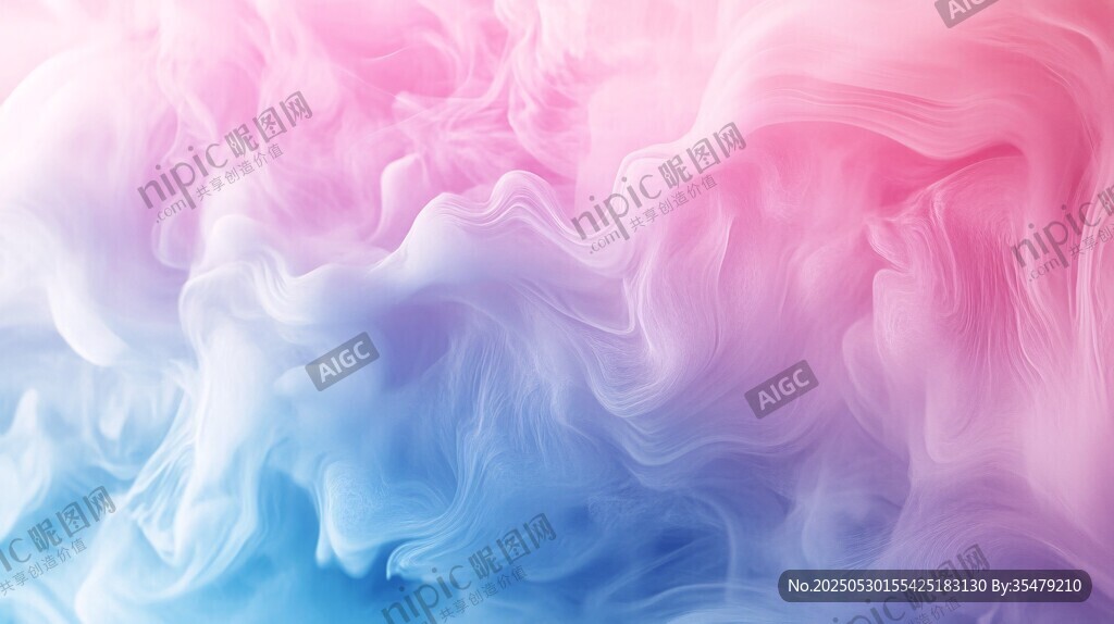 梦幻色彩烟雾背景图