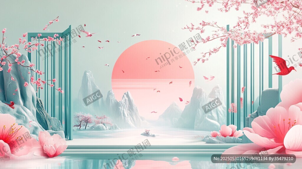 春日山水间的烂漫诗意