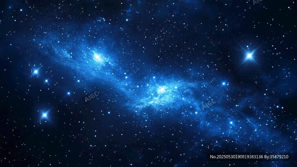 梦幻深邃的璀璨星空
