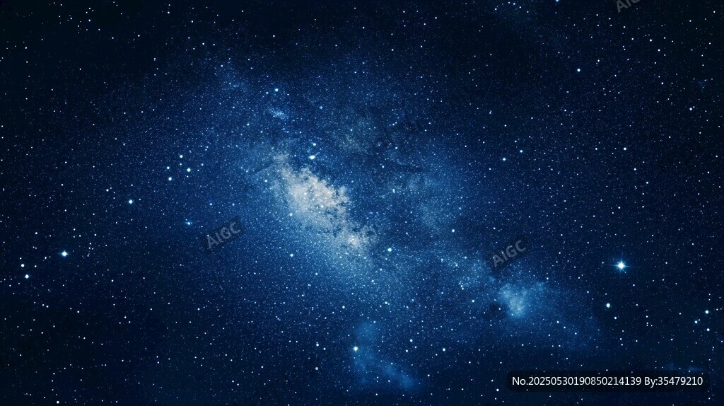 深邃璀璨的梦幻星空