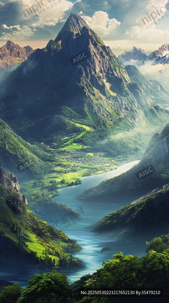 梦幻山水间的自然盛景