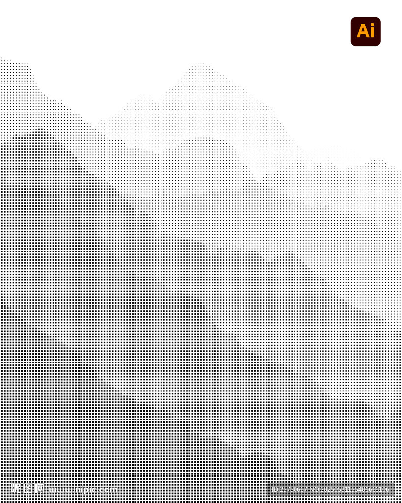 点状山