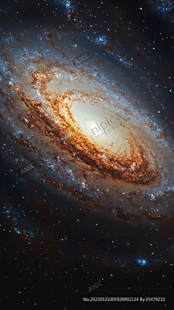 螺旋星系的壮丽宇宙景观