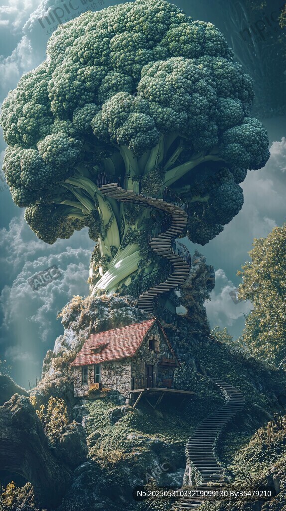 西兰花屋奇幻世界景观
