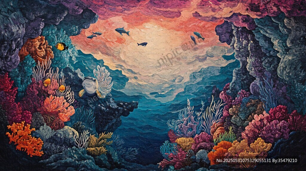 梦幻海底世界奇幻景观