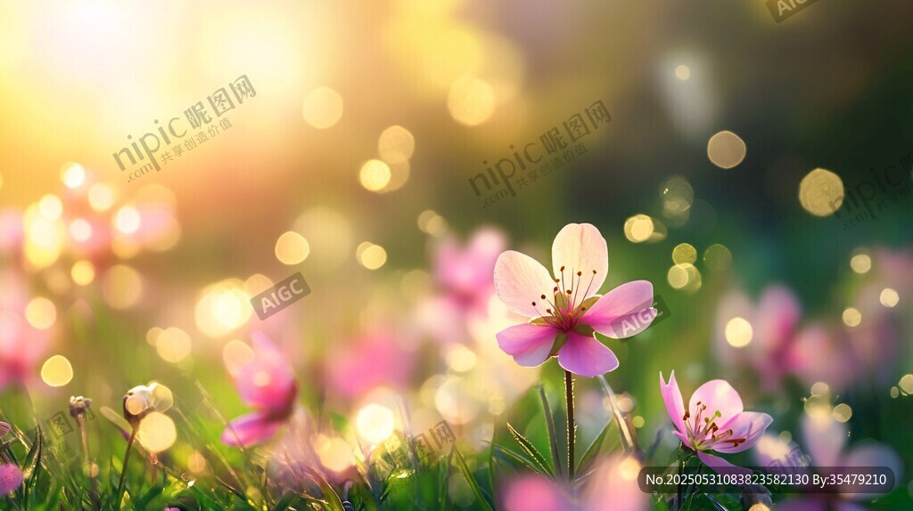 春日繁花 阳光下的浪漫景致