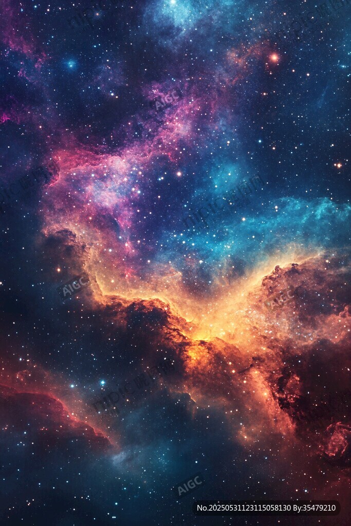梦幻绚丽的宇宙星云景观