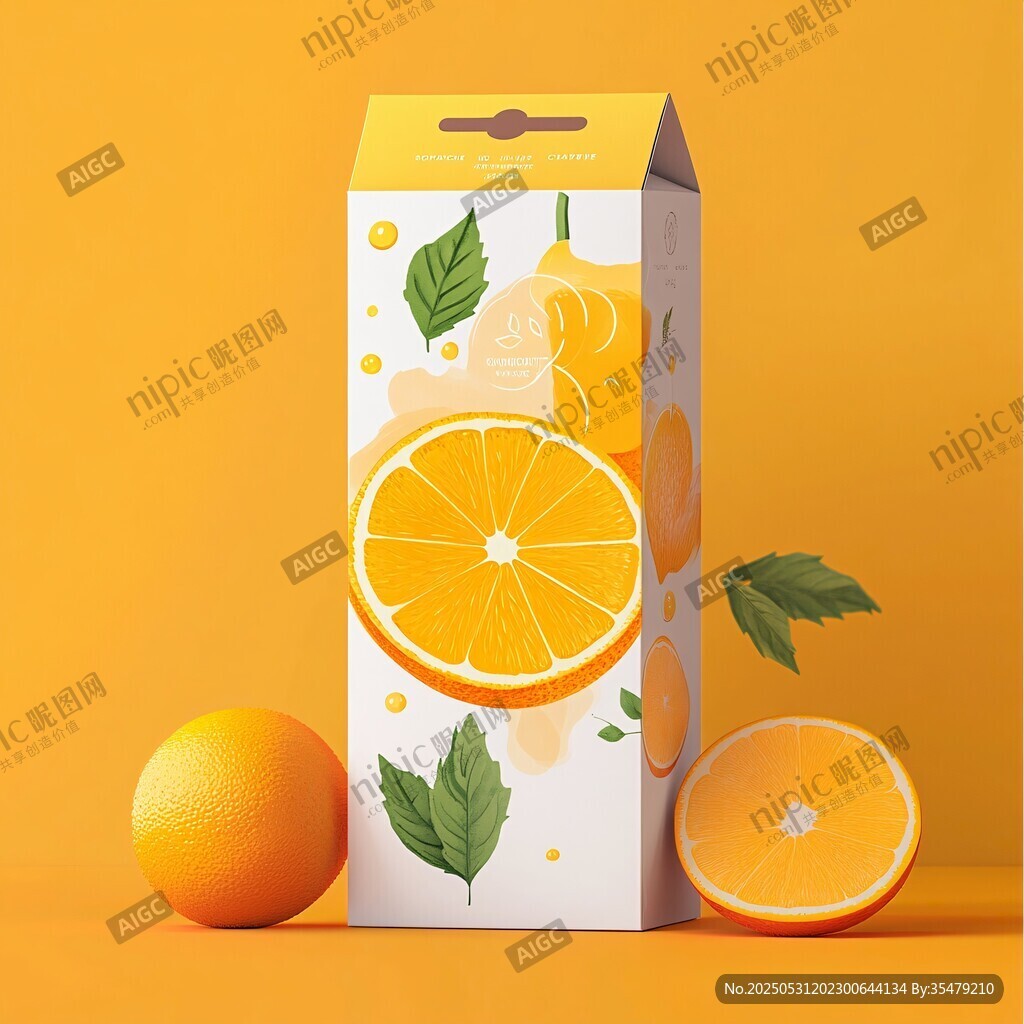 橙味包装设计与新鲜橙子
