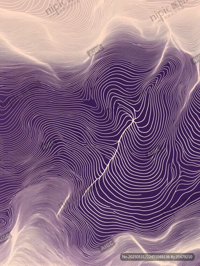 梦幻紫色线条抽象纹理背景