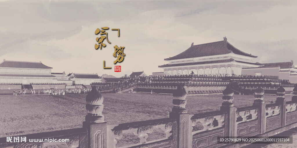 古风宫殿景致