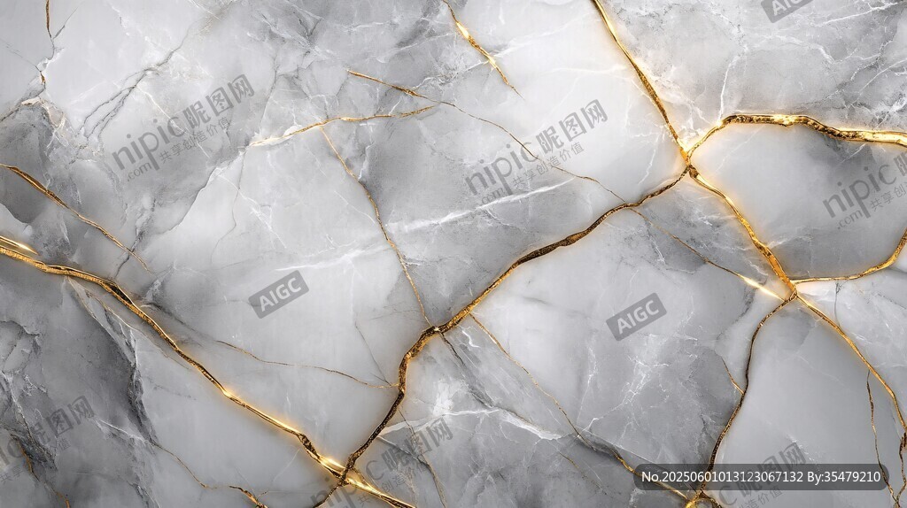 金纹大理石纹理背景图