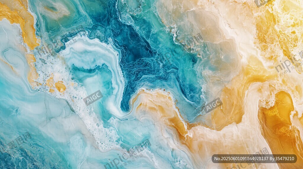 梦幻流体色彩艺术纹理