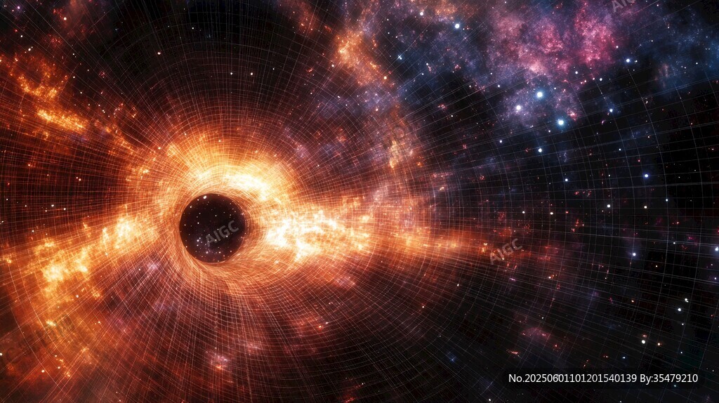 壮丽黑洞宇宙景象