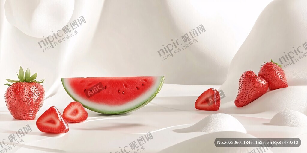 夏日鲜果摆拍