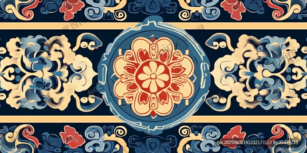 中式传统花纹精美图案