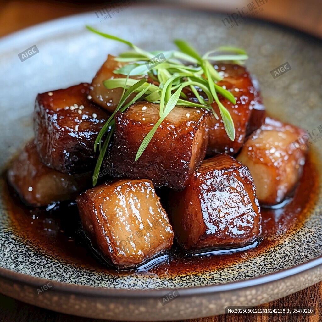 美味东坡肉 色泽诱人