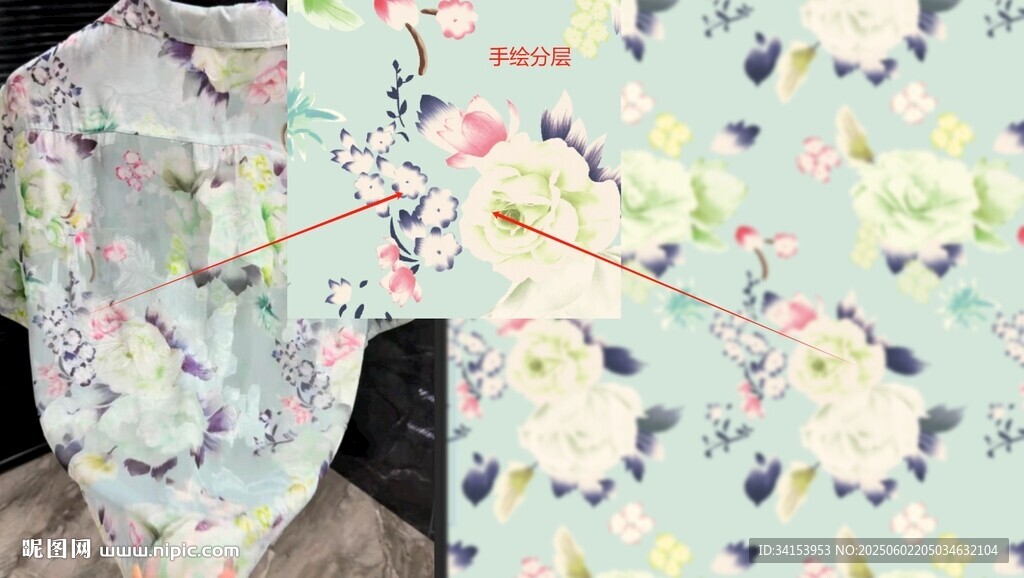 手绘花