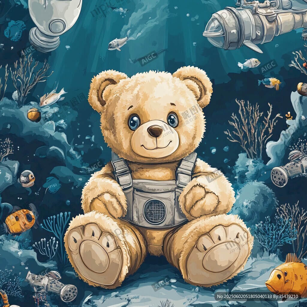潜水小熊的海底奇幻之旅