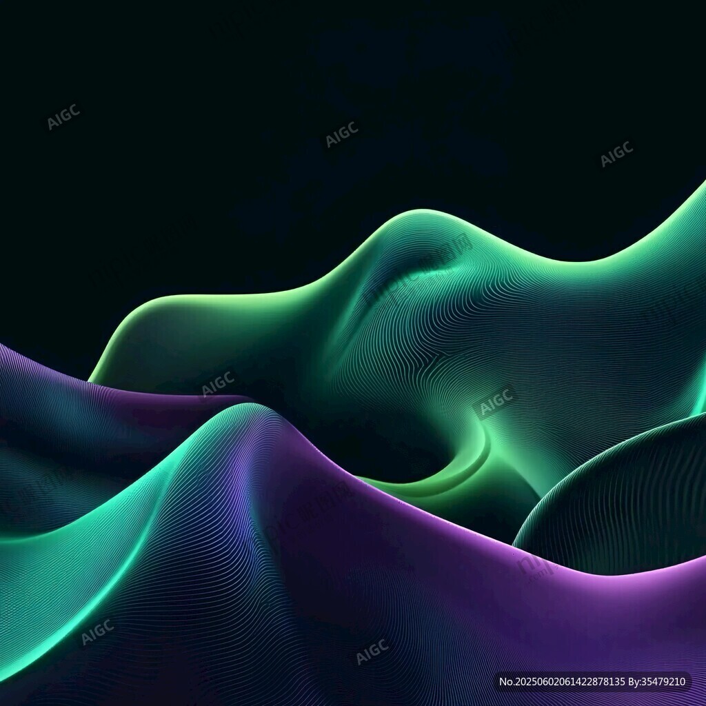梦幻渐变流体动感背景图