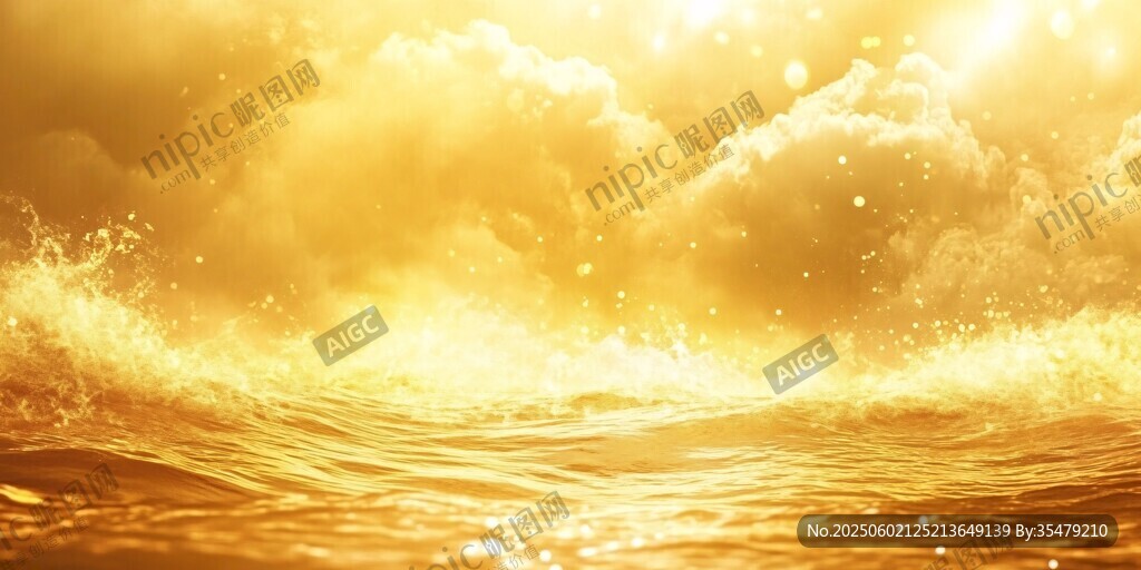 金色海浪 阳光云海美景