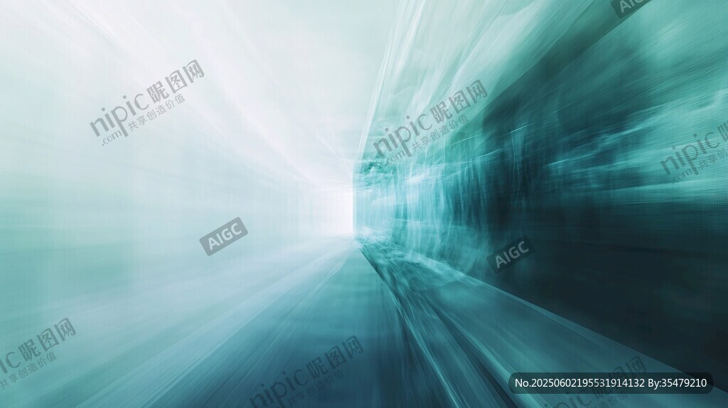 梦幻光影隧道视觉盛宴