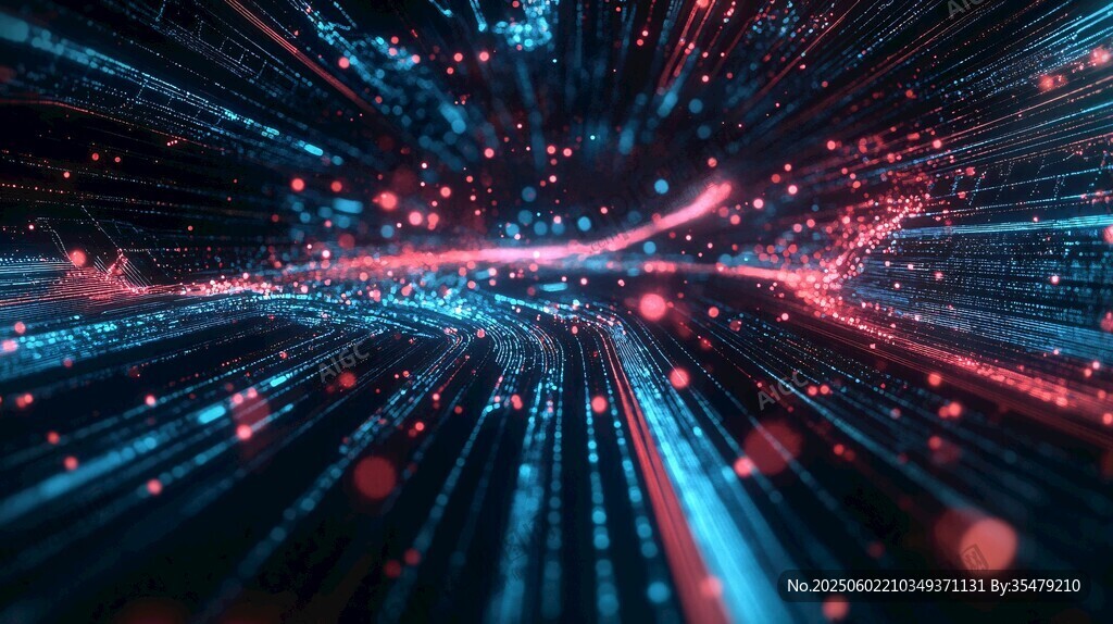 梦幻科技流光背景画面