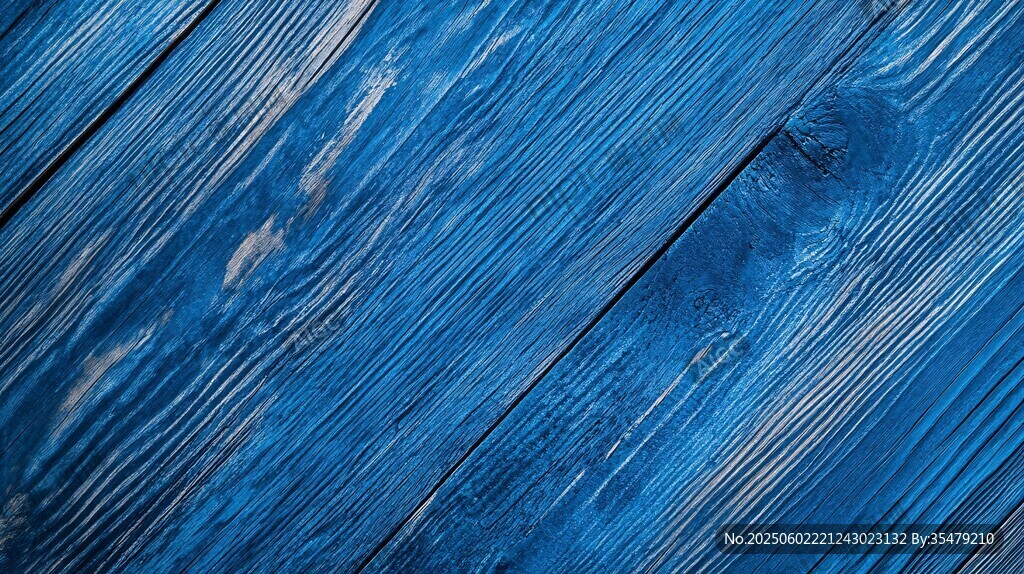 蓝色木纹背景纹理图