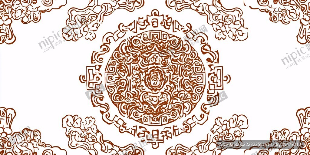 中式古典传统花纹图案