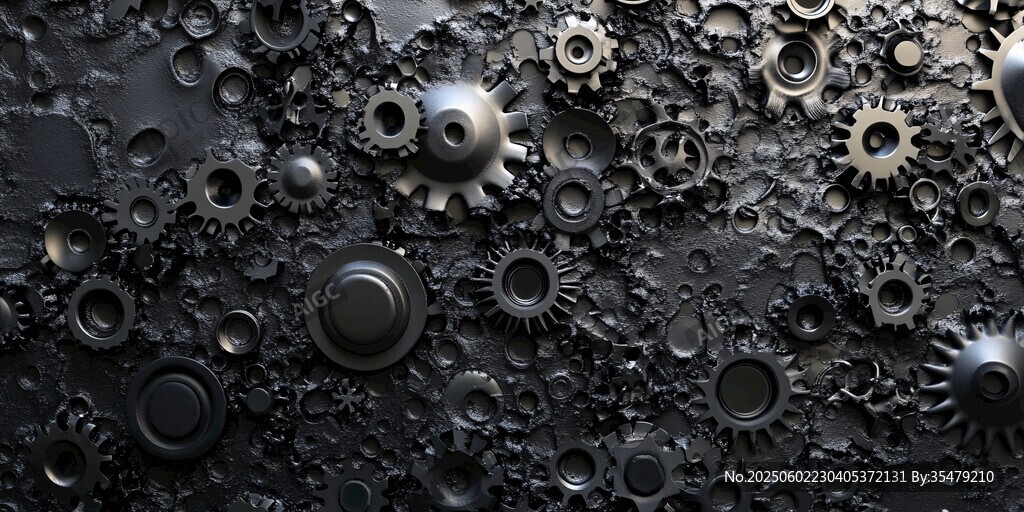 机械齿轮的精密组合