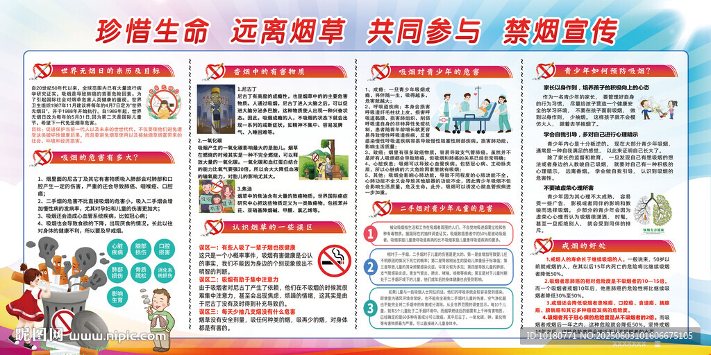 远离烟草宣传栏