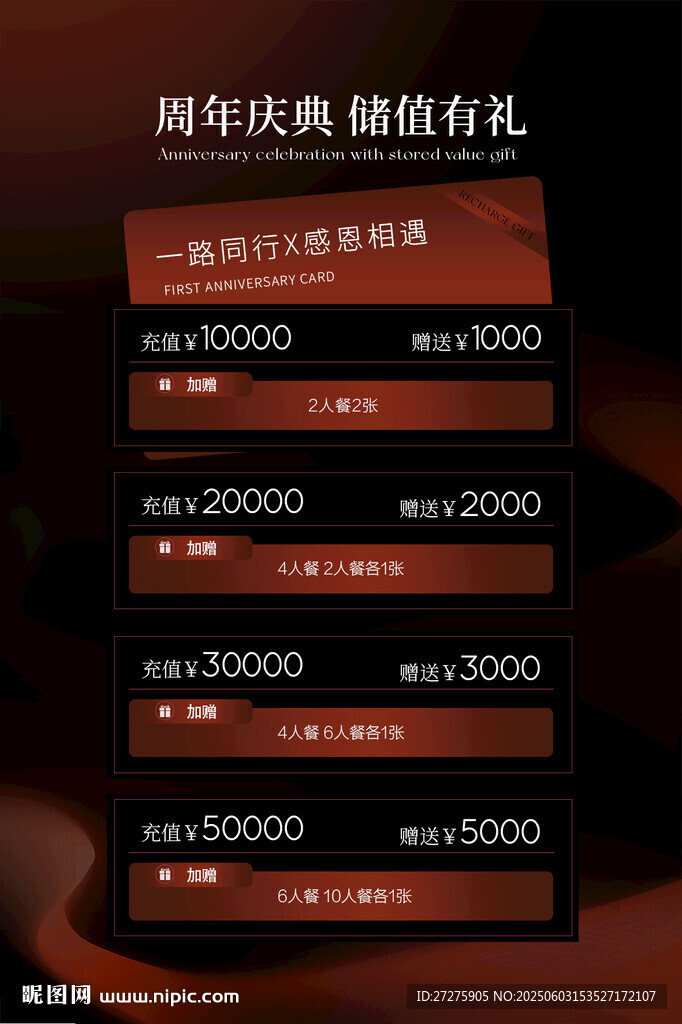 充值海报
