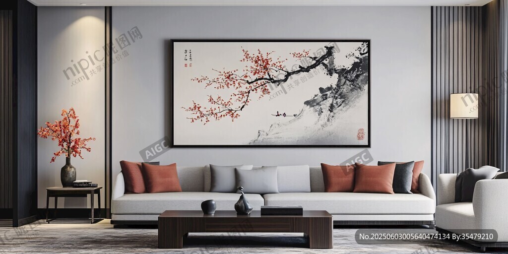 中式客厅的雅致艺术氛围