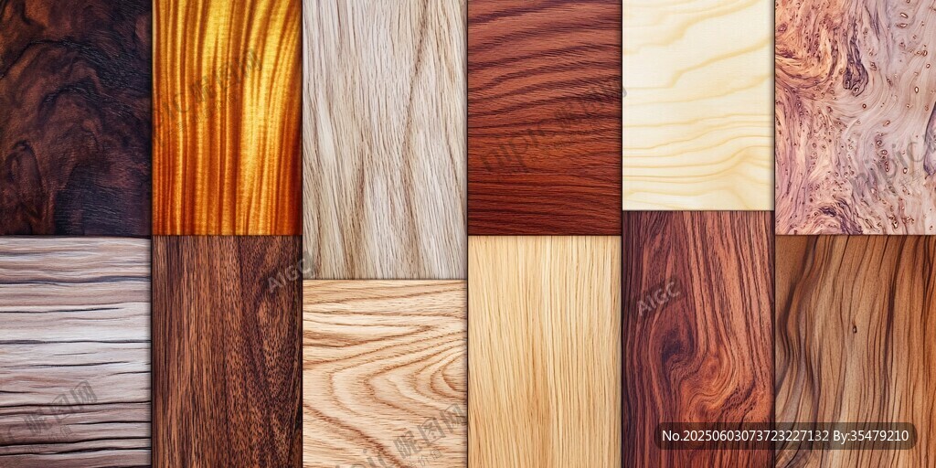 多样木材纹理展示