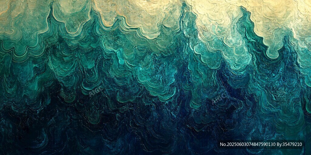 梦幻海洋纹理抽象背景图