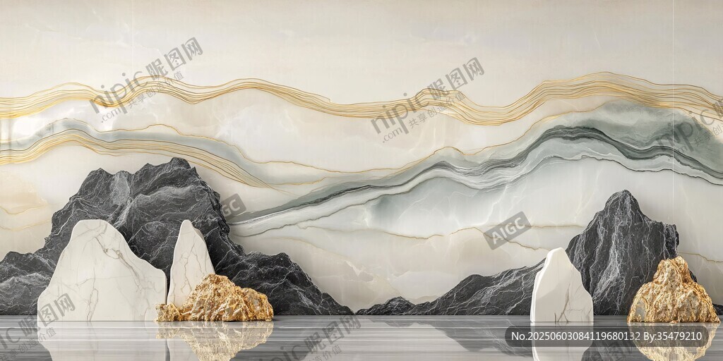 新中式山水意境装饰景观