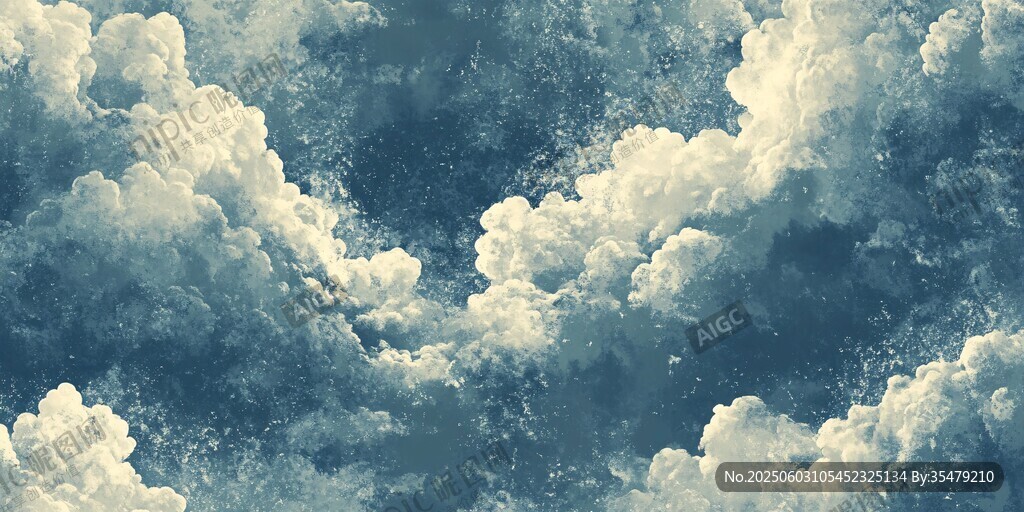 梦幻云海天空壮丽景象
